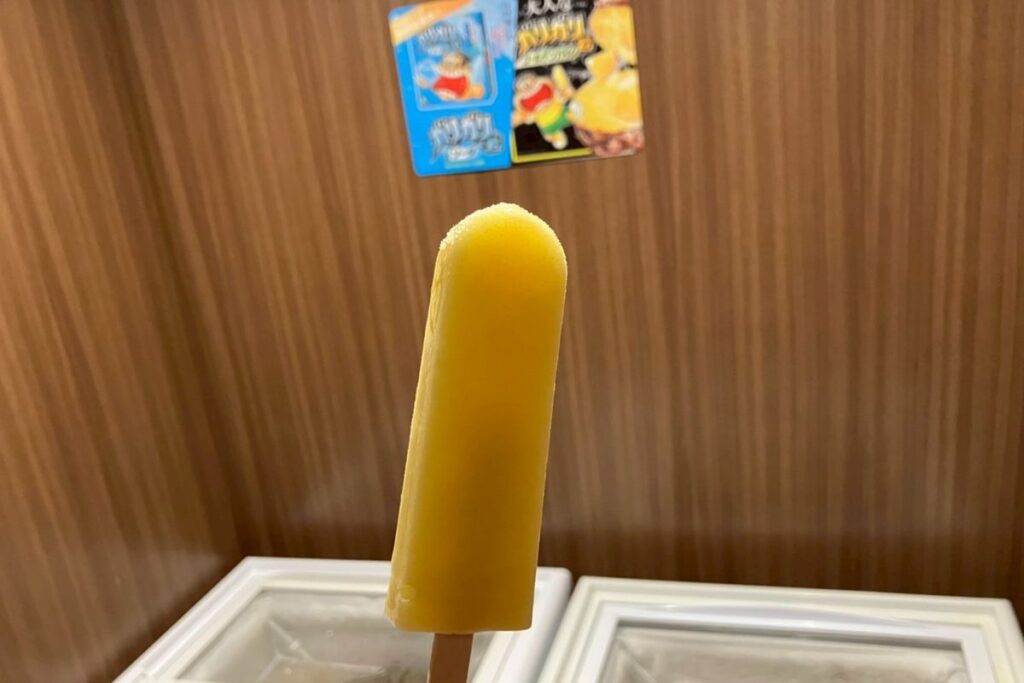 湯上がりアイスで食べたガリガリ君 ゴールデンパイン味
