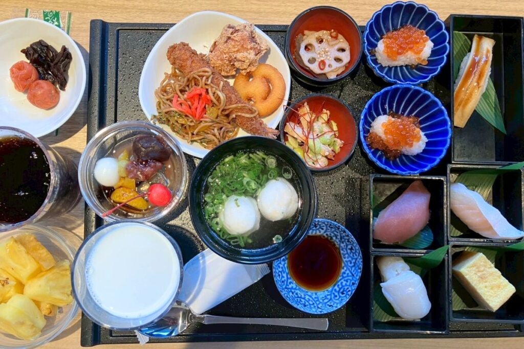 ドーミーイン東京八丁堀の朝食バイキングでいただいたご飯一覧