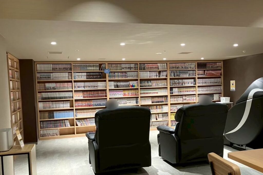 ドーミーイン後楽園の漫画コーナー