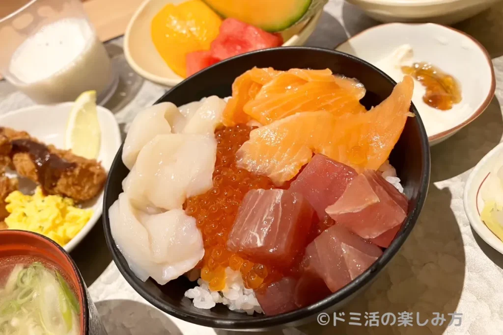 御宿野乃京都七条で食べた海鮮丼