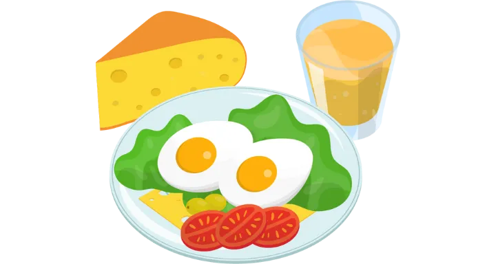 朝食バイキング