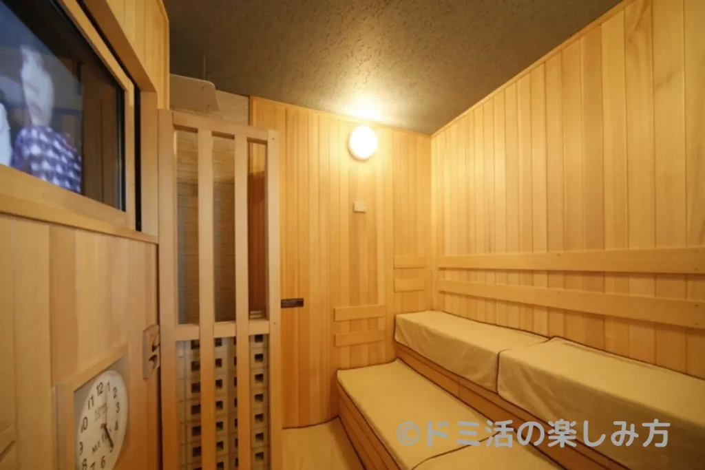 ドーミーイン宮崎のサウナ室