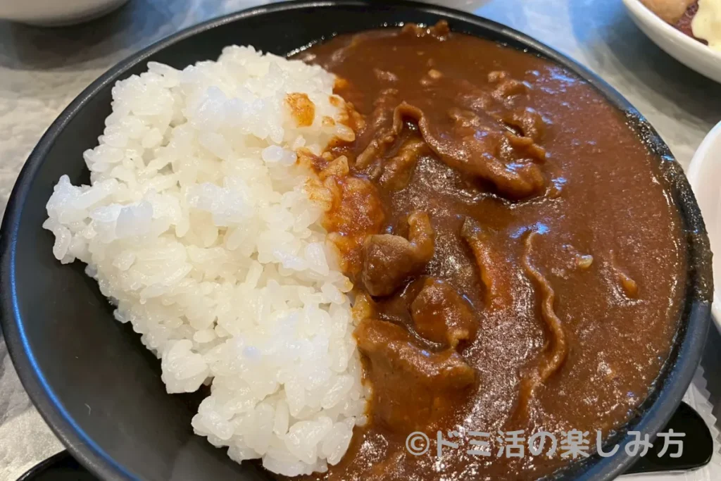 ドーミーイン宮崎の朝食バイキングで食べたはみやざきハーブ牛カレー