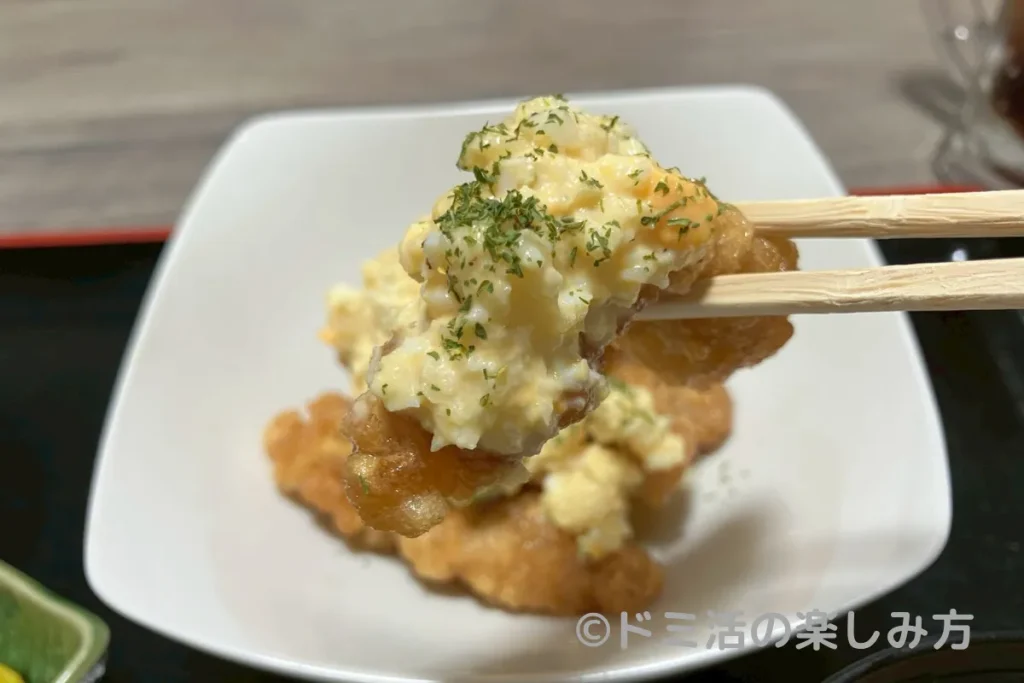 桑丸食堂(くわまる食堂)で食べた「せせり南蛮」