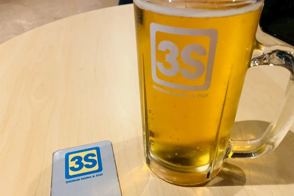 3S hotel hiratsukaで飲んだ生ビール