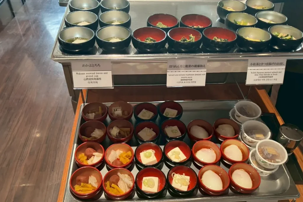 ドーミーインEXPRESS浅草の朝食バイキングで食べられる小鉢
