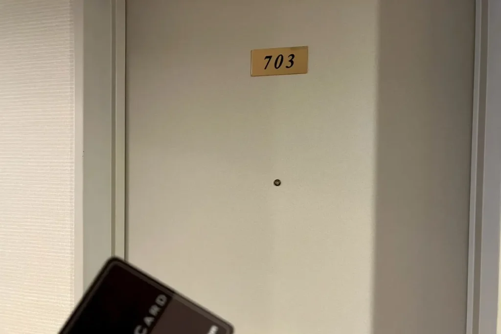 ドーミーインEXPRESS浅草で宿泊した703号室