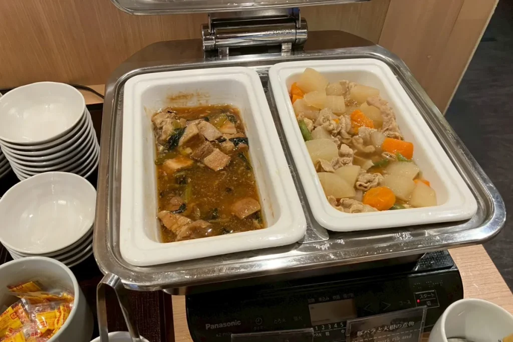 ドーミーイン上野・御徒町の朝食の煮物