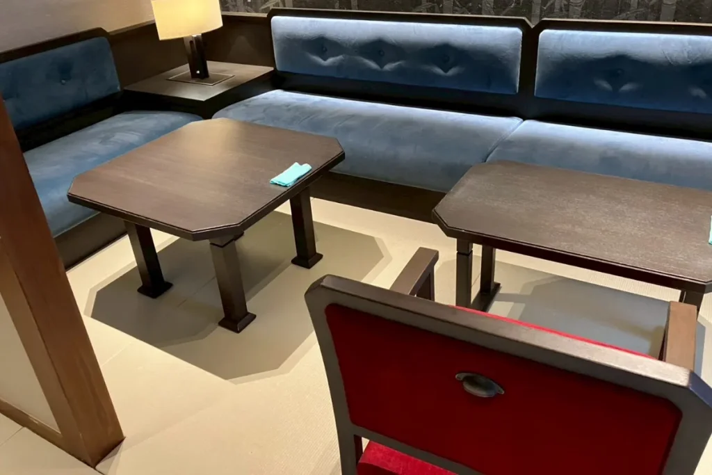 京都 梅小路 花伝抄のウェルカムラウンジ