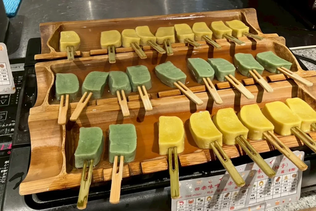 京都 梅小路 花伝抄の朝食バイキングの田楽