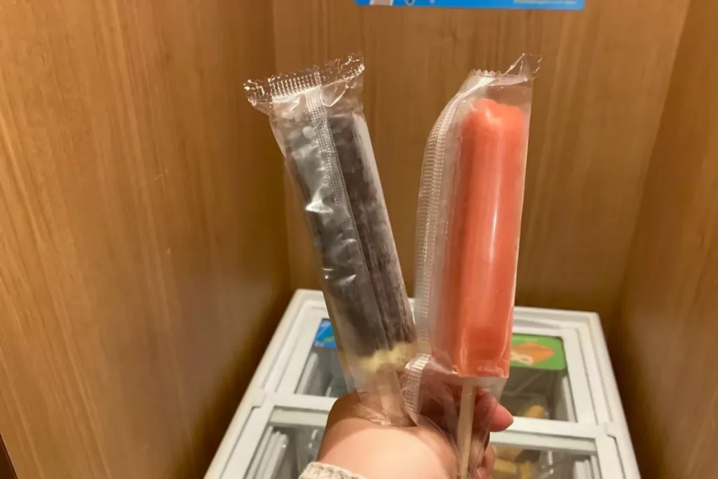 ドーミーインにあるHERSHEY'Sチョコレートアイスバー