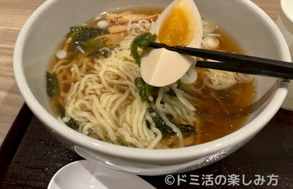 ドーミーイン四日市の夜鳴きそばの味玉