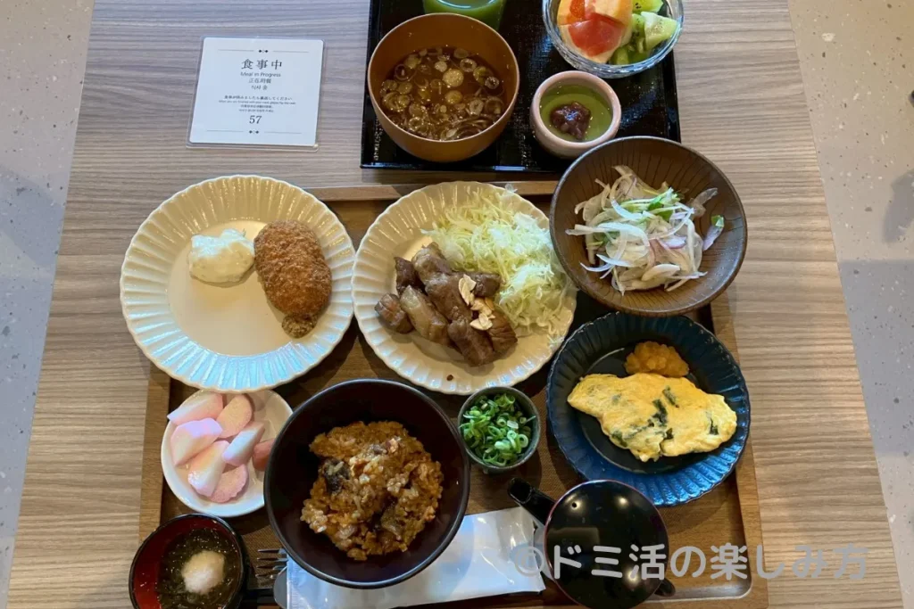 ドーミーイン四日市の朝食バイキングで食べたもの