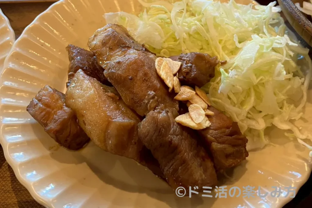 ドーミーイン四日市の朝食バイキングで取った四日市トンテキ