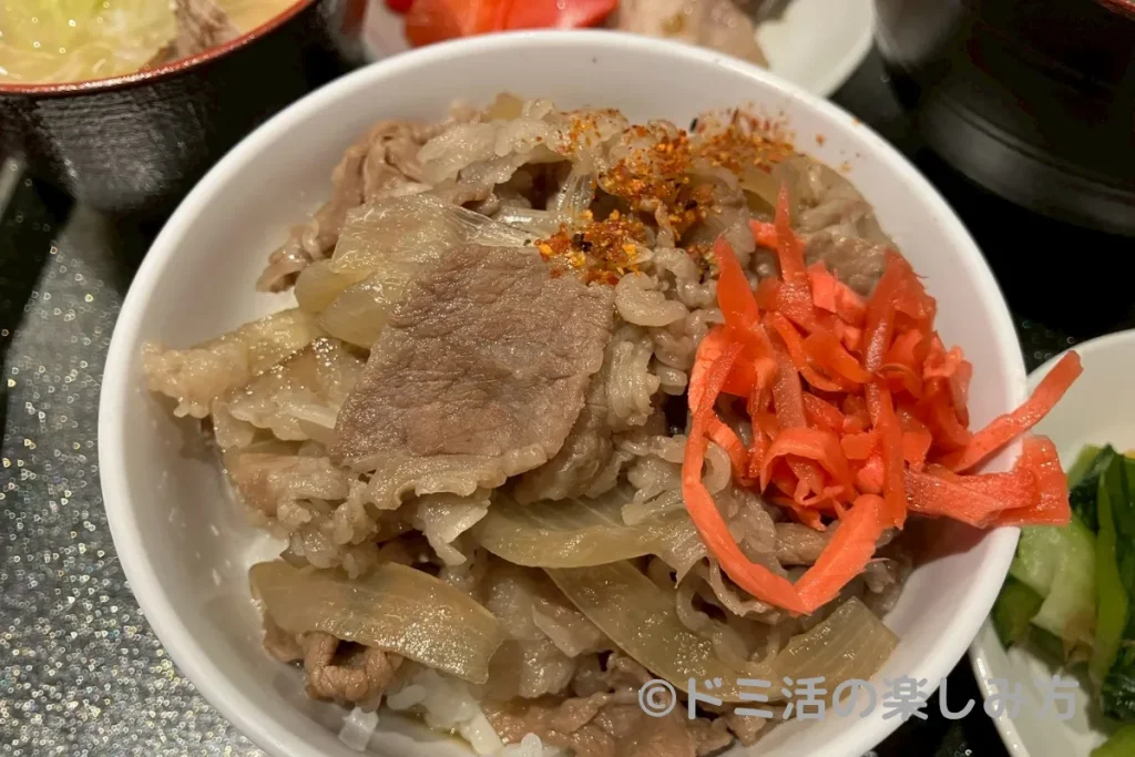 信州アルプス牛鍋の牛丼アレンジ