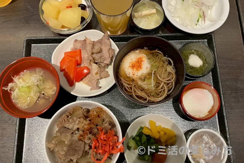 ドーミーイン長野の朝食の写真