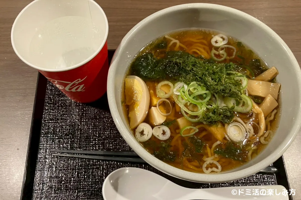 ドーミーインPRMIUM名古屋栄で食べた夜鳴きそばの写真