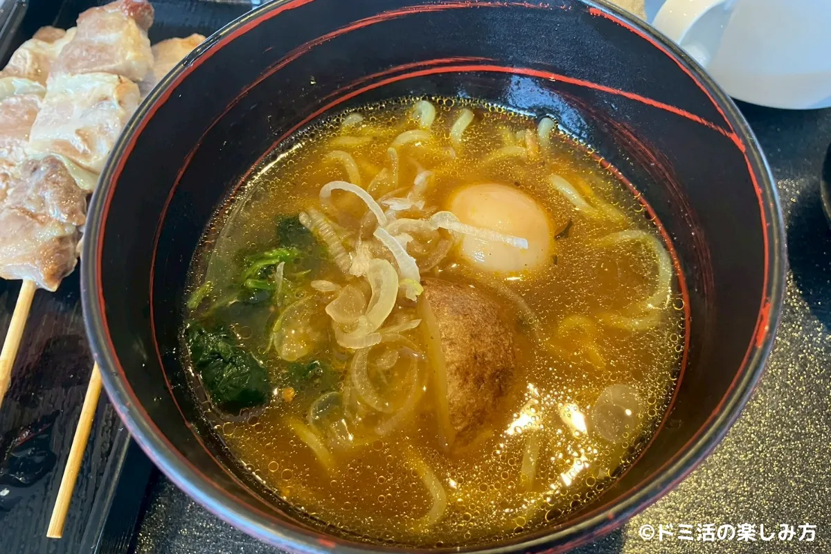 ドーミーイン東室蘭の朝食で食べた室蘭カレーラーメン