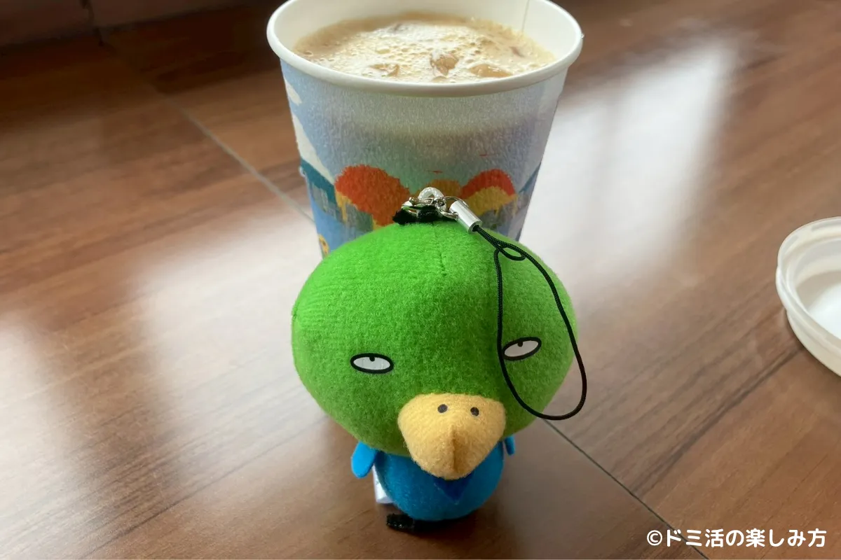 ドーミーイン東室蘭の朝食の締めのコーヒーの写真