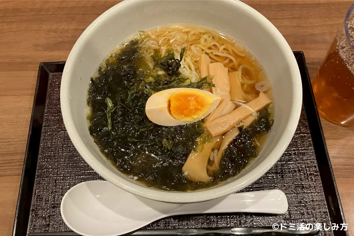 ドーミーイン東室蘭で食べた夜鳴きそばの写真